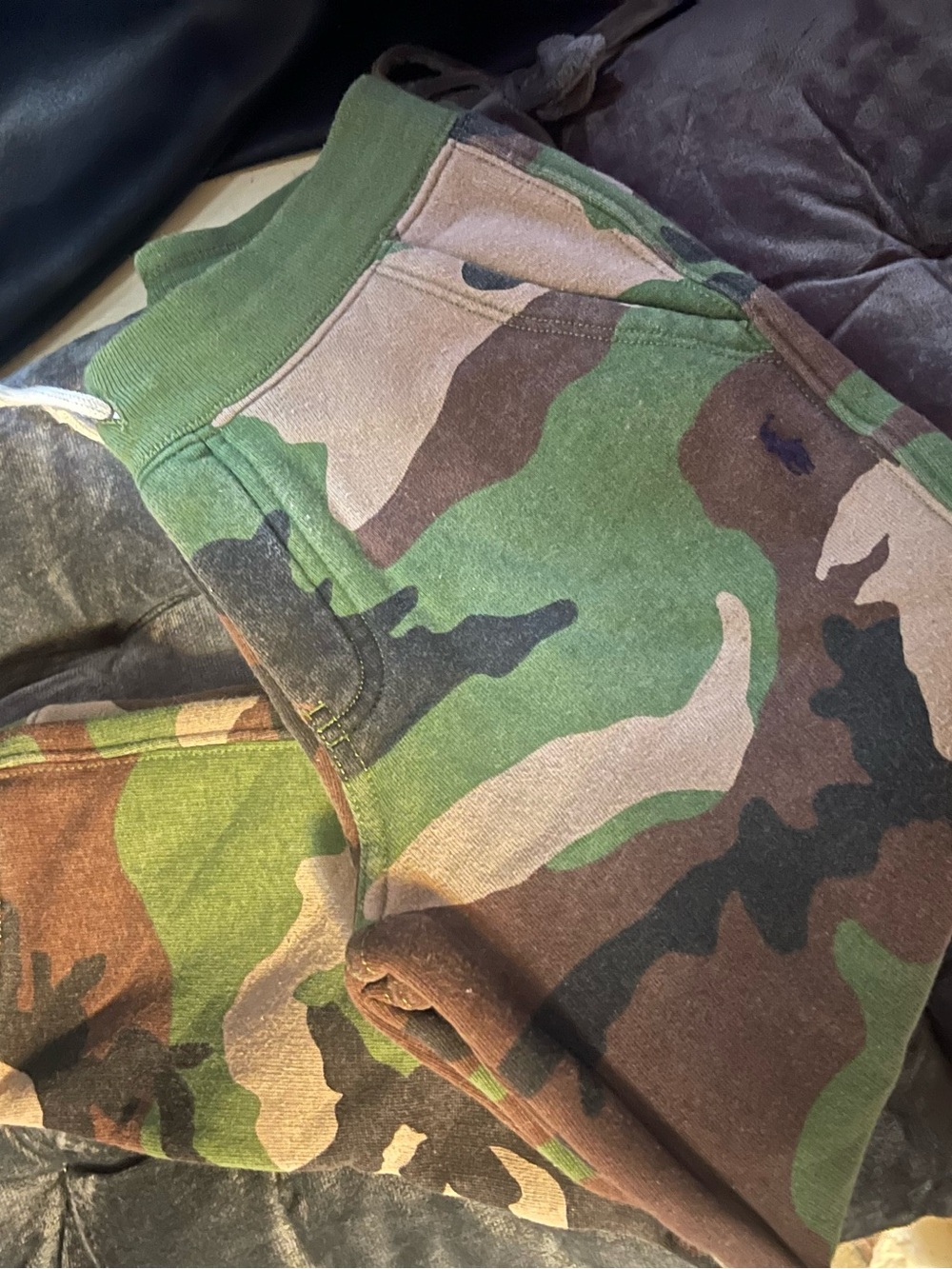 Polo by Ralph Lauren Kids Camo Sweatpants in Green/Brown